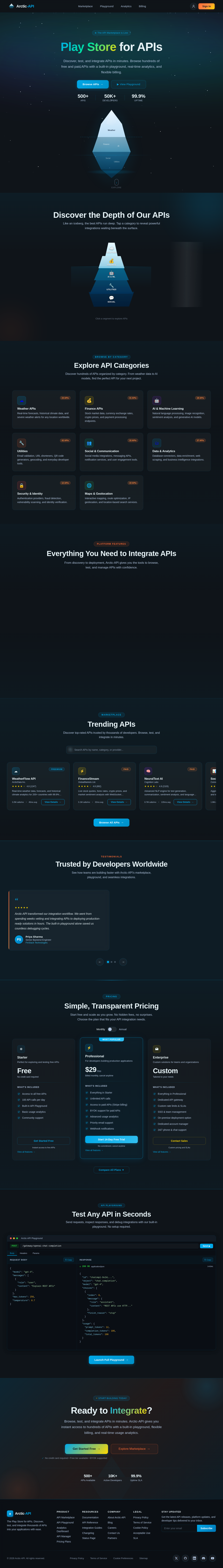 Landing design preview