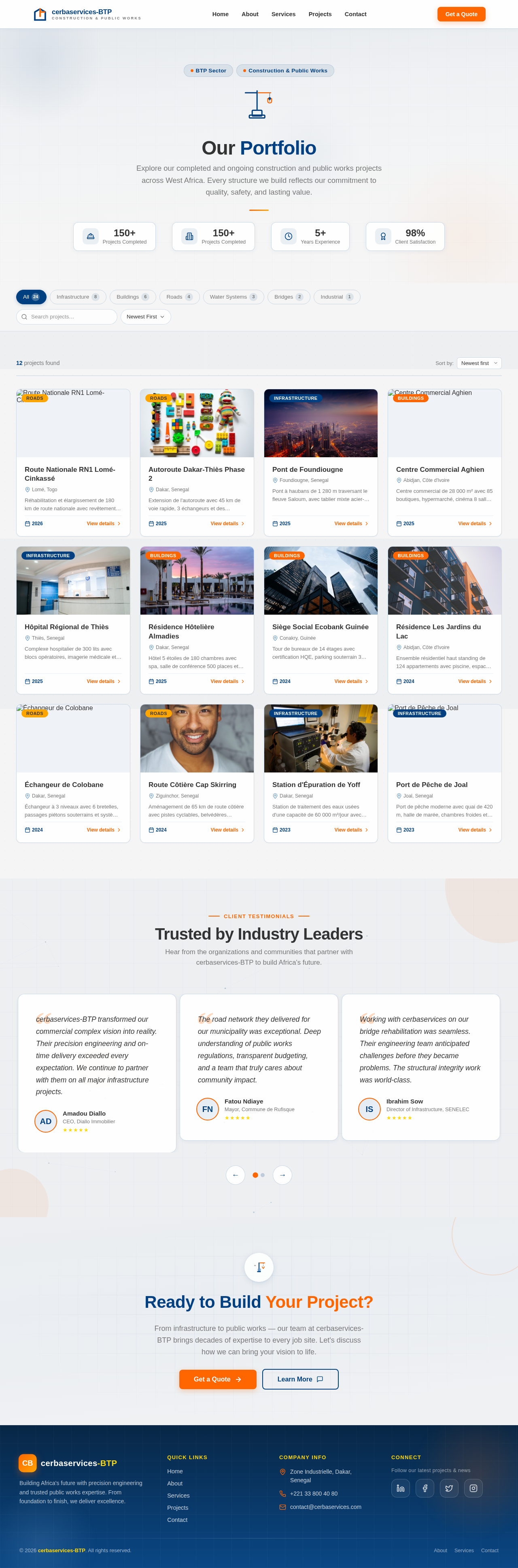 Projects design preview