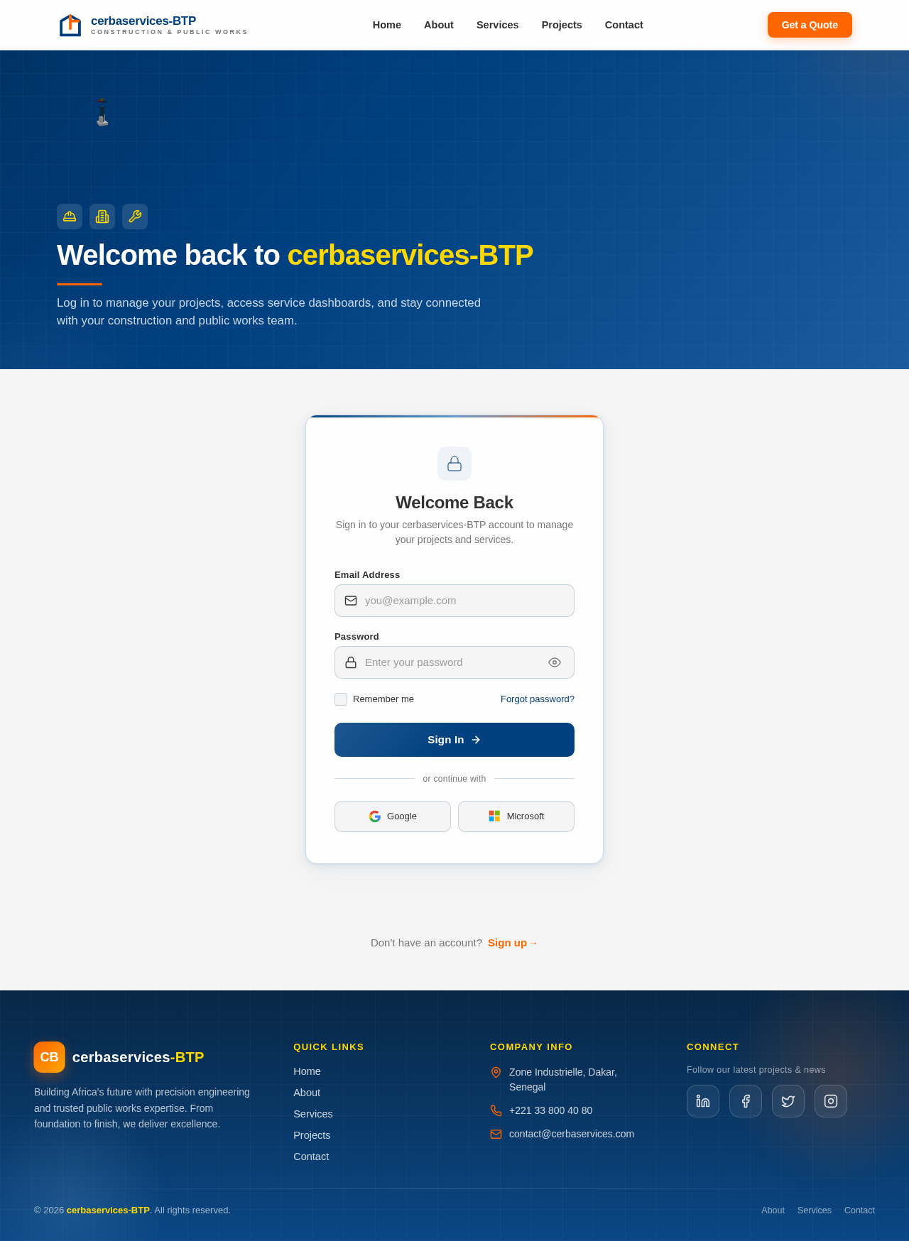 Login design preview