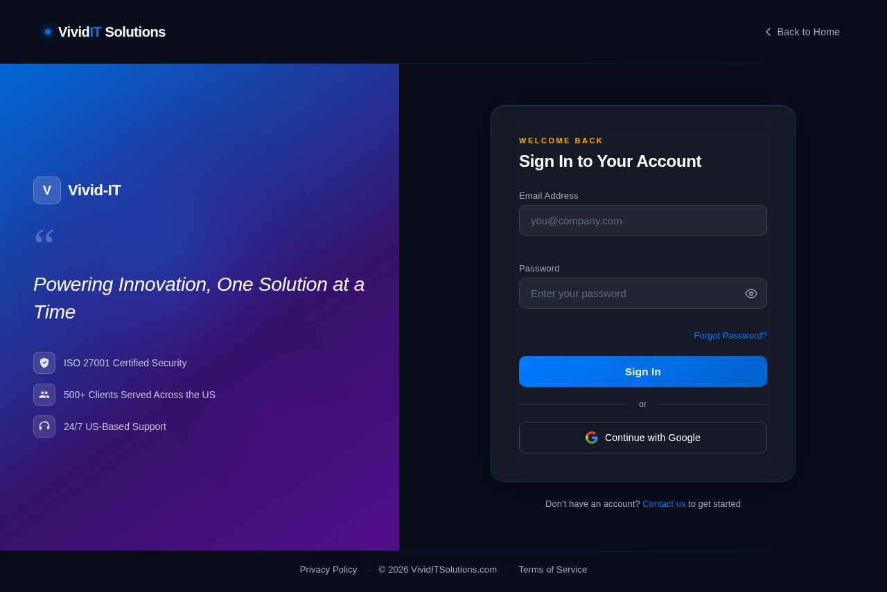 Login design preview