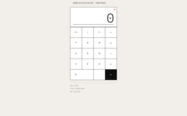 Calculator