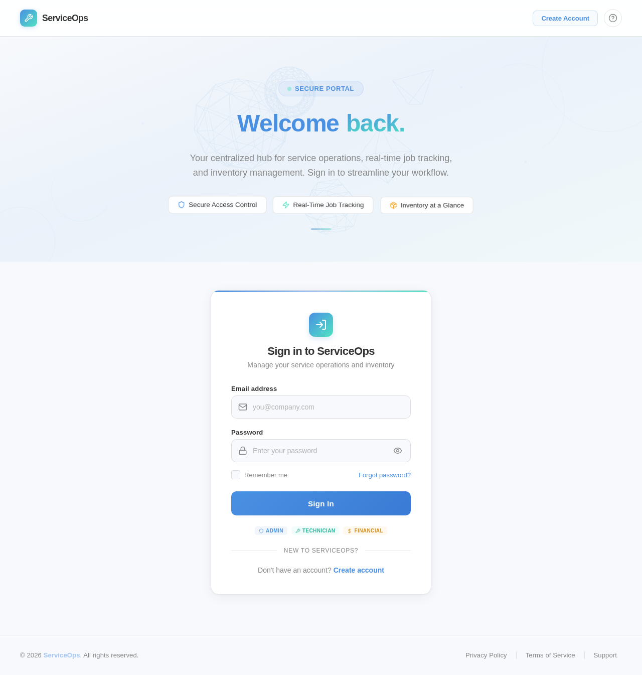 Login design preview