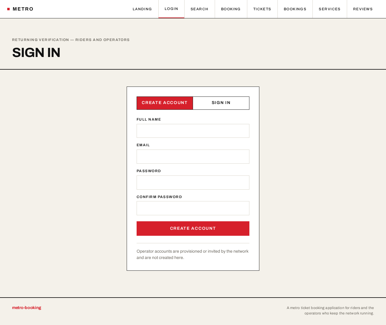 Login design preview