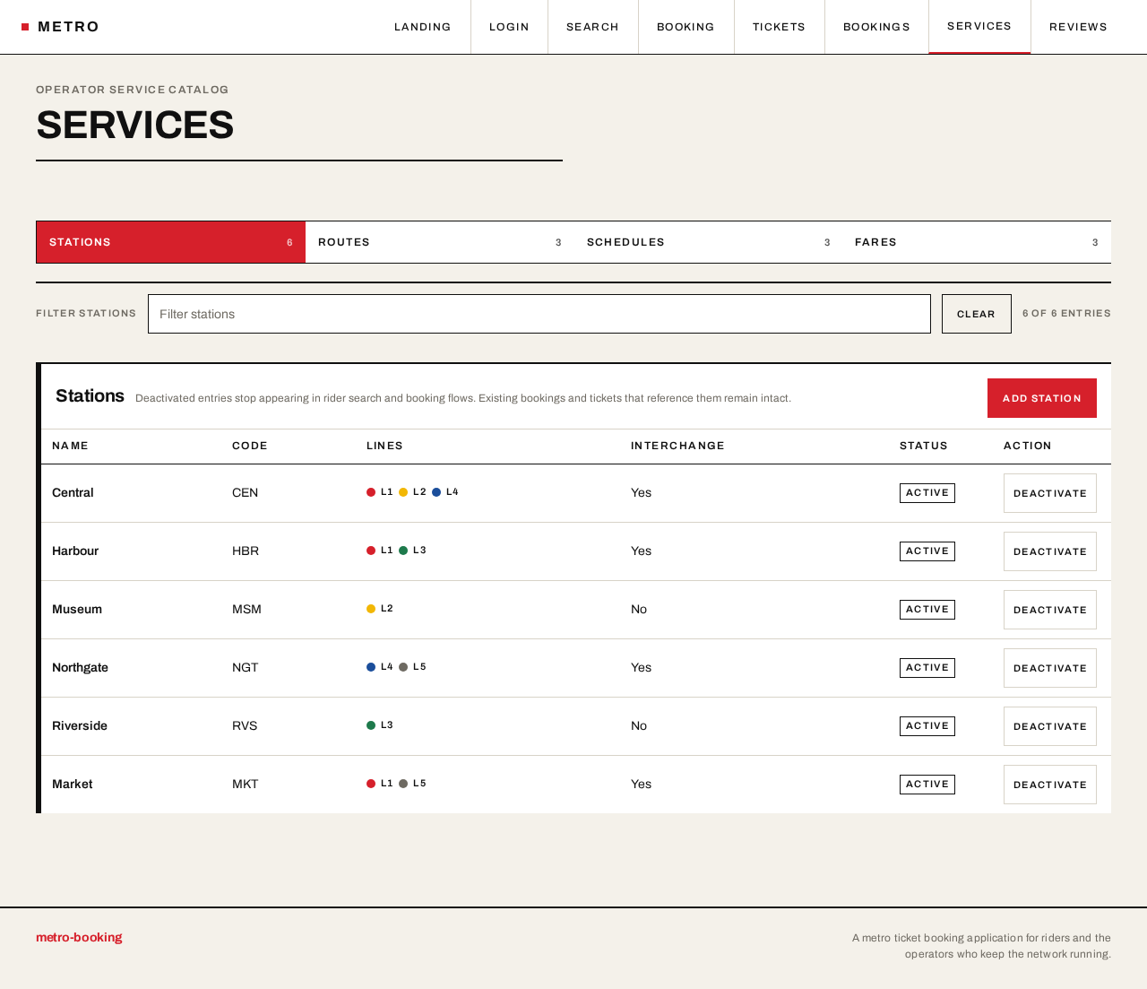 Services design preview
