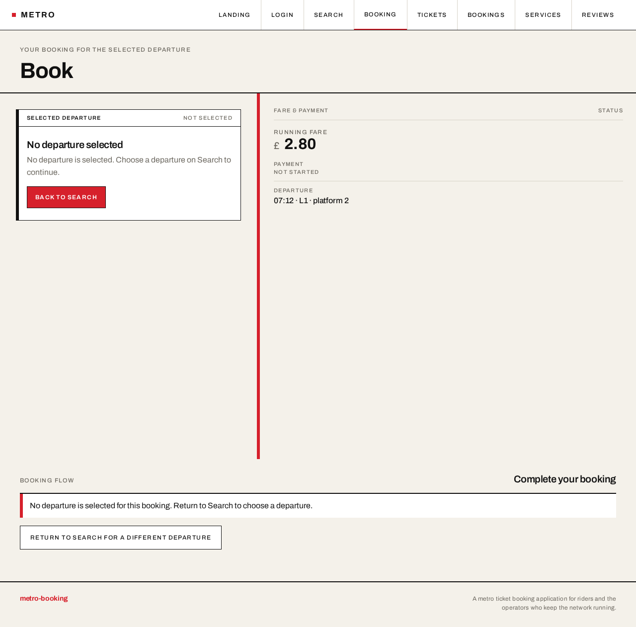 Booking design preview