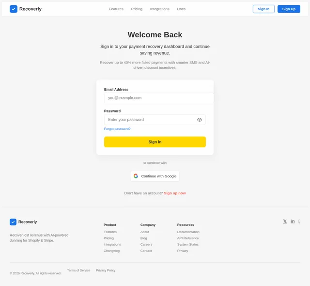 Login
