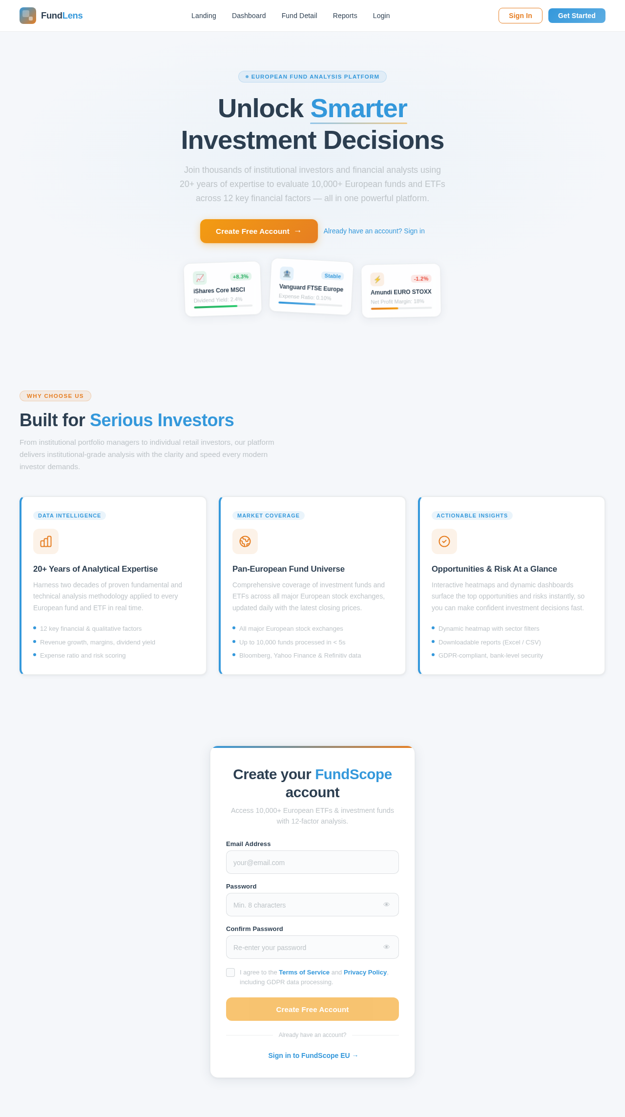 Signup design preview