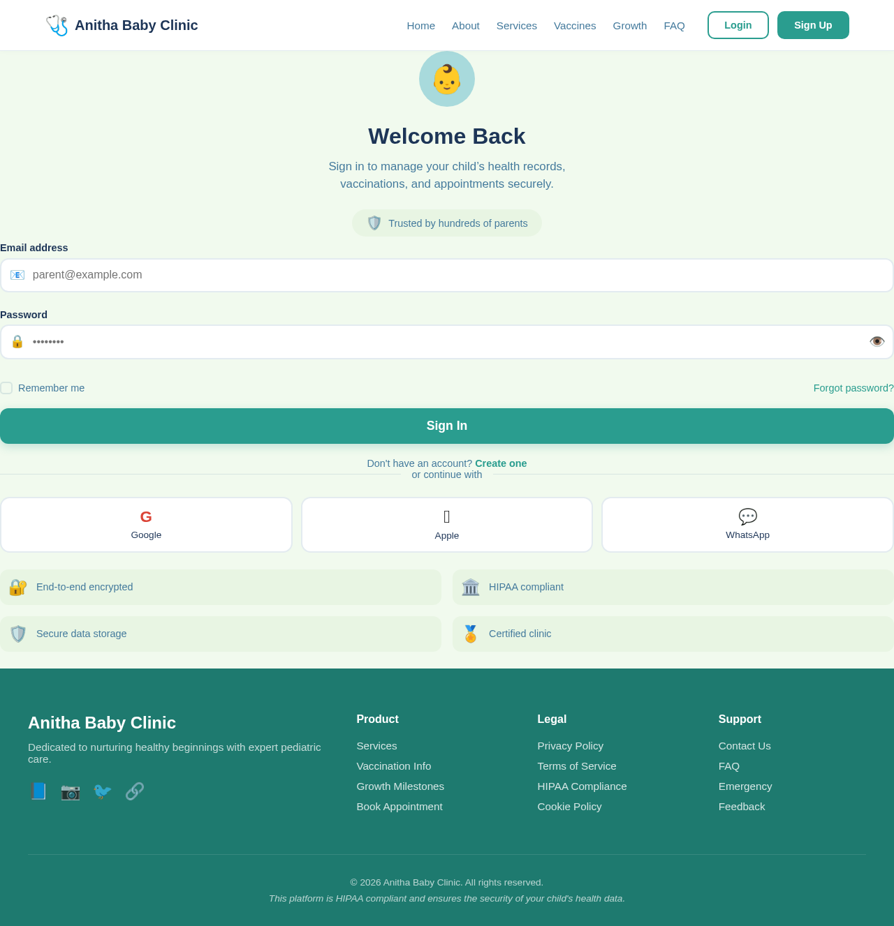 Login design preview