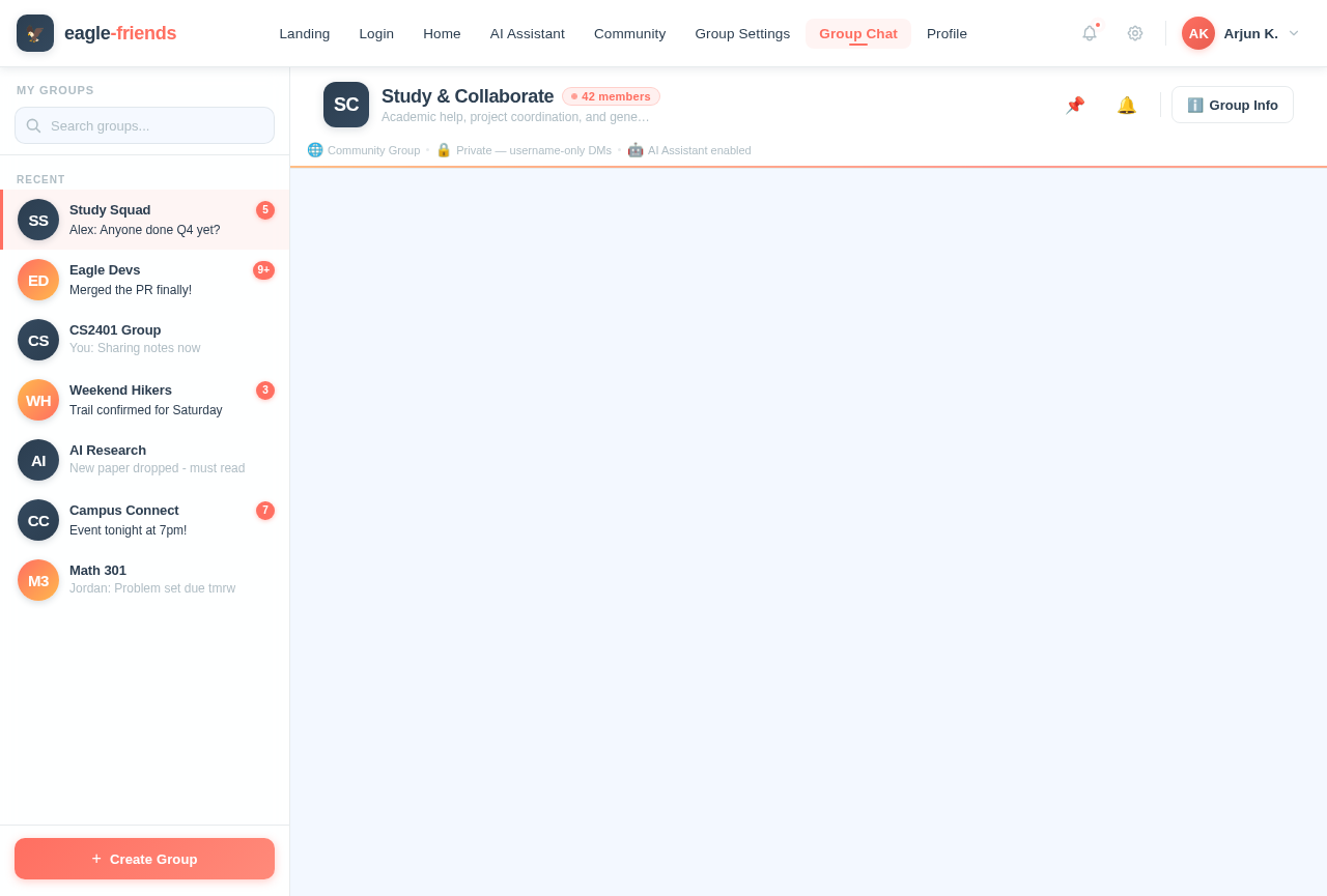 Group Chat design preview