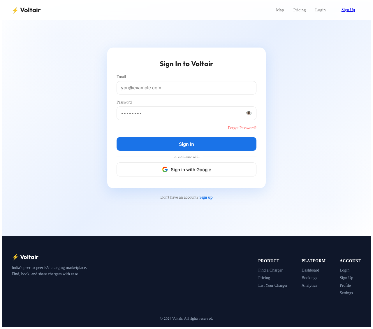 Login design preview