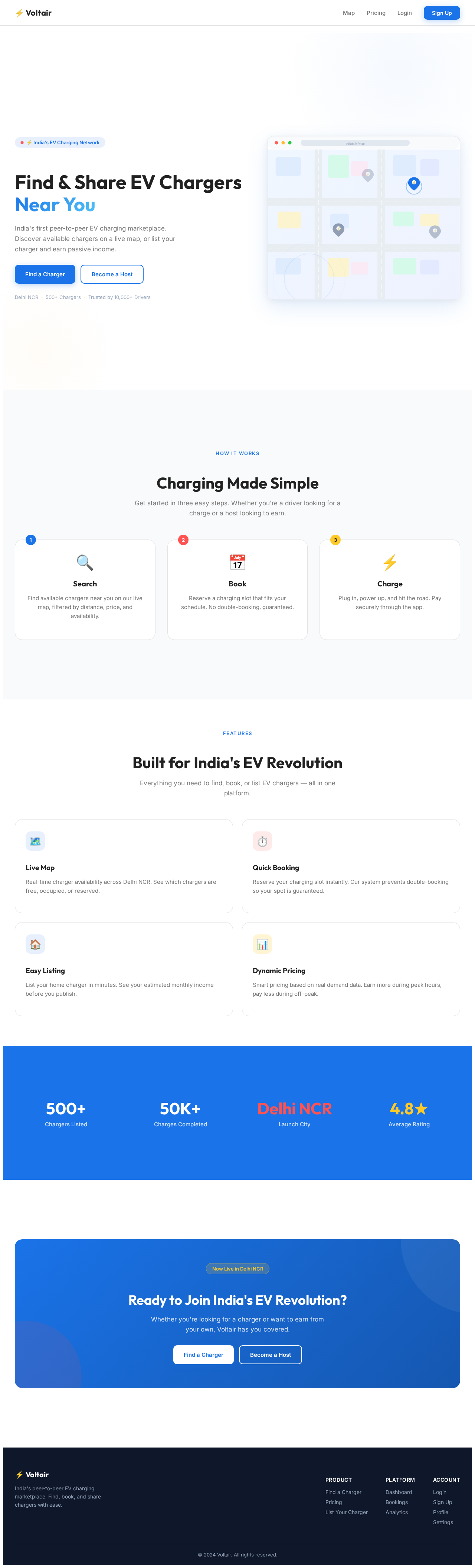 Landing design preview