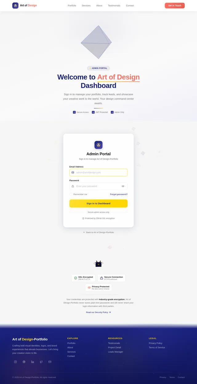 Admin Login