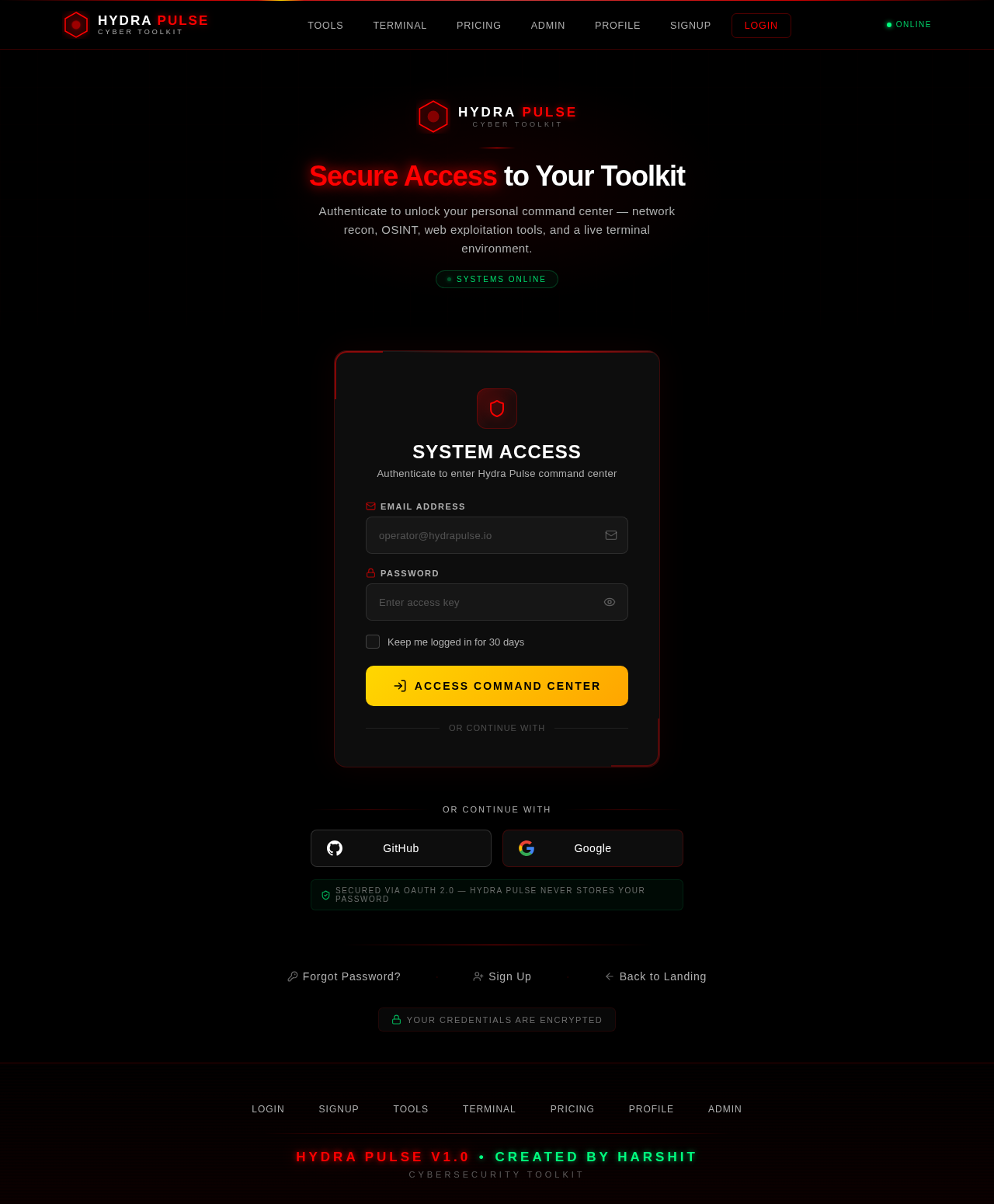 Login design preview
