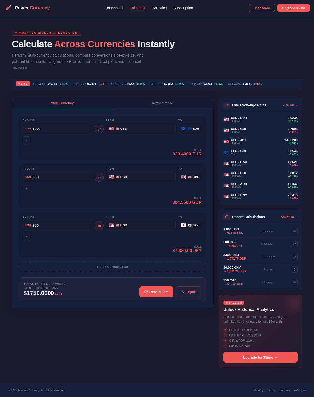 Calculator design preview