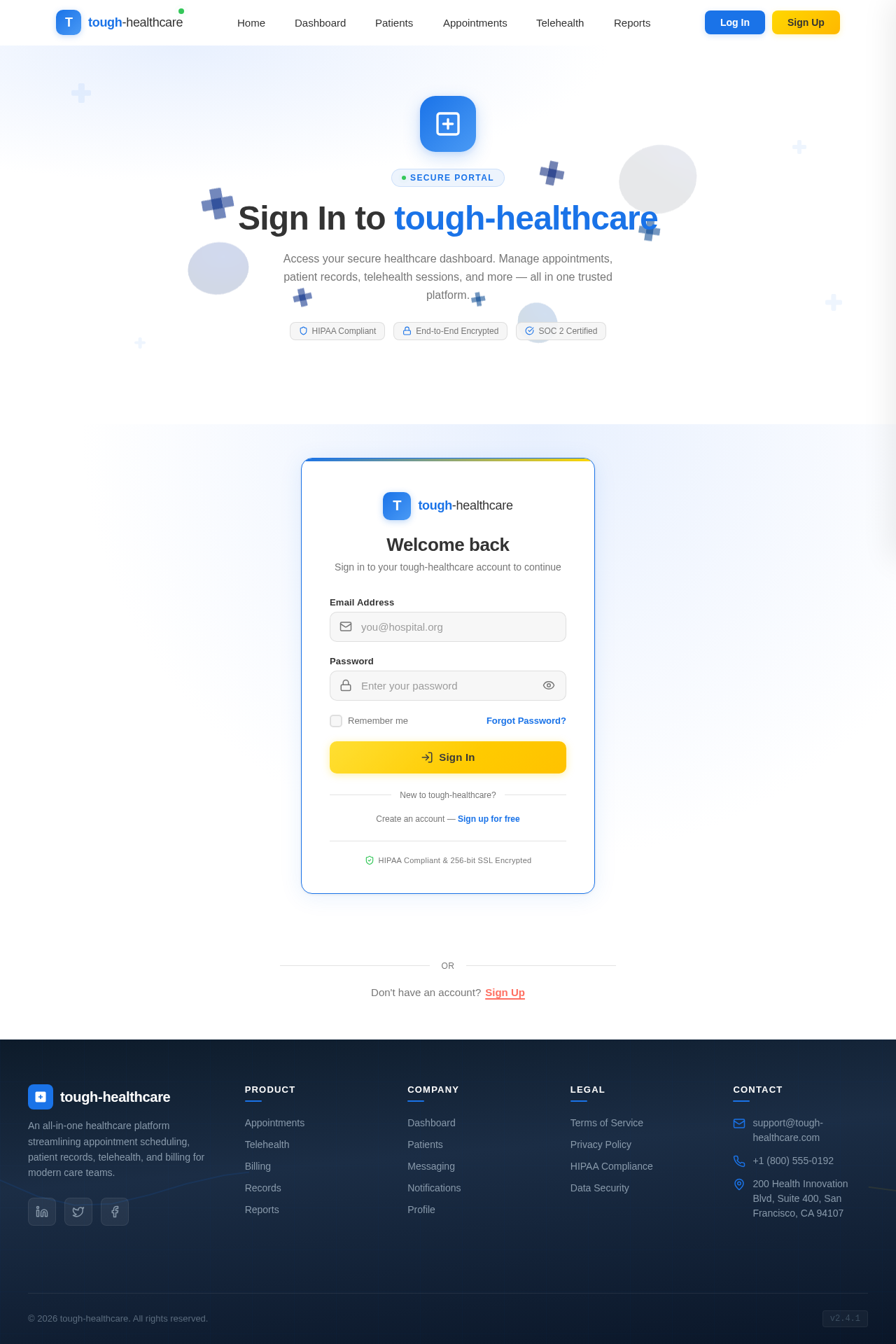 Login design preview