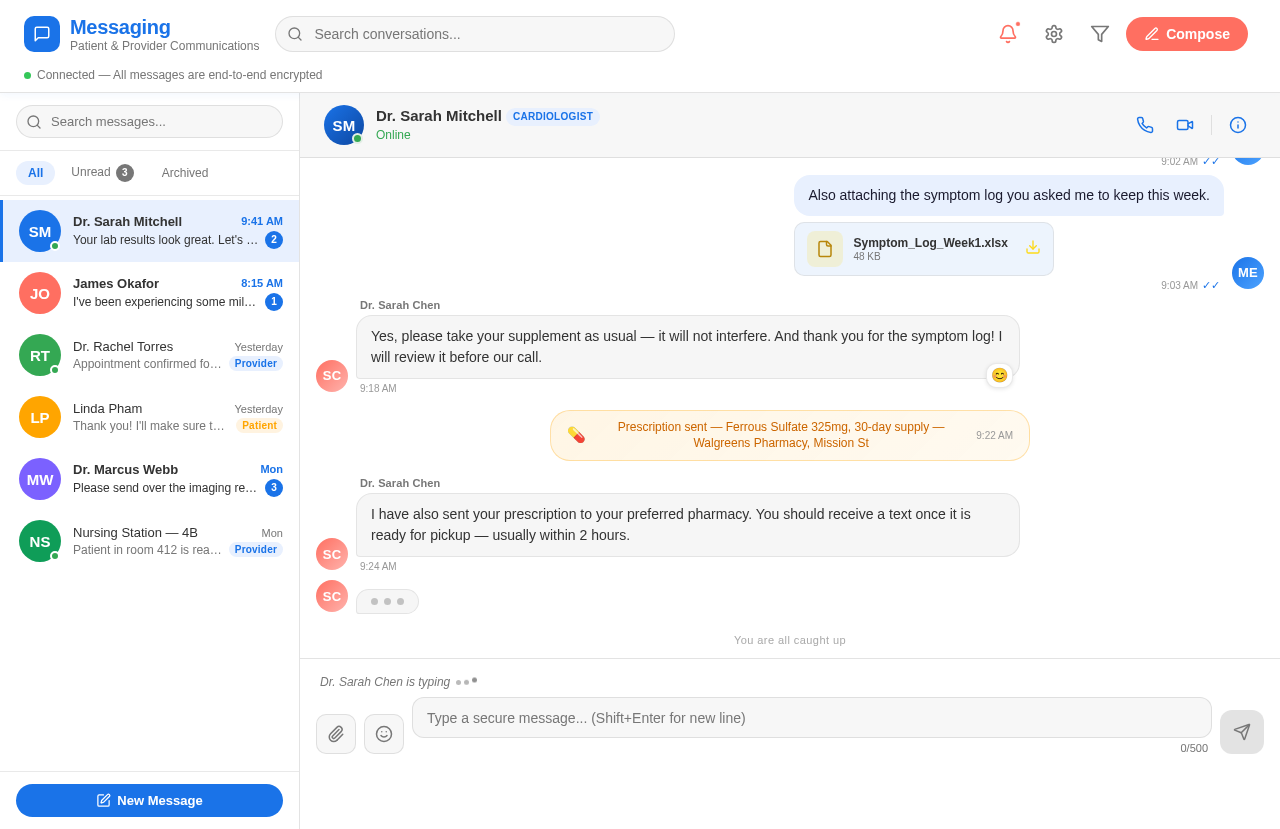 Messaging design preview