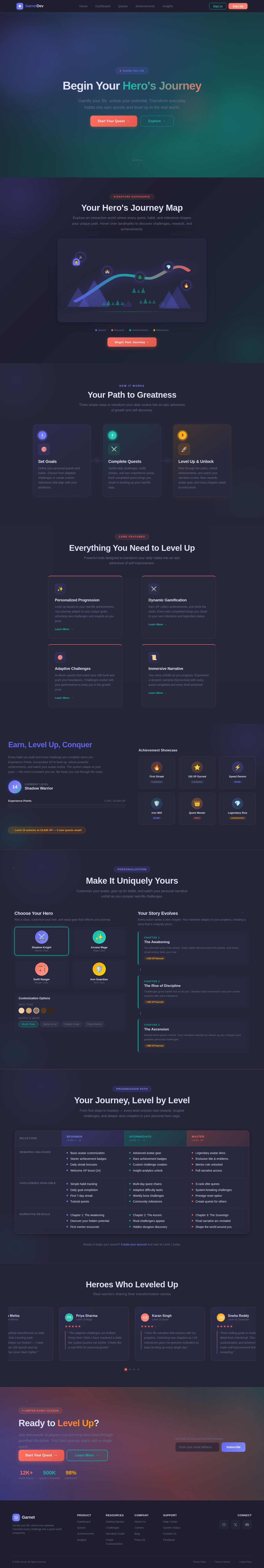 Landing design preview