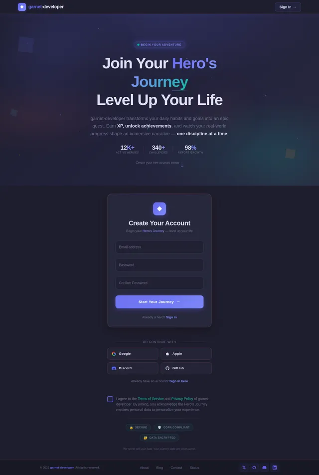 Signup