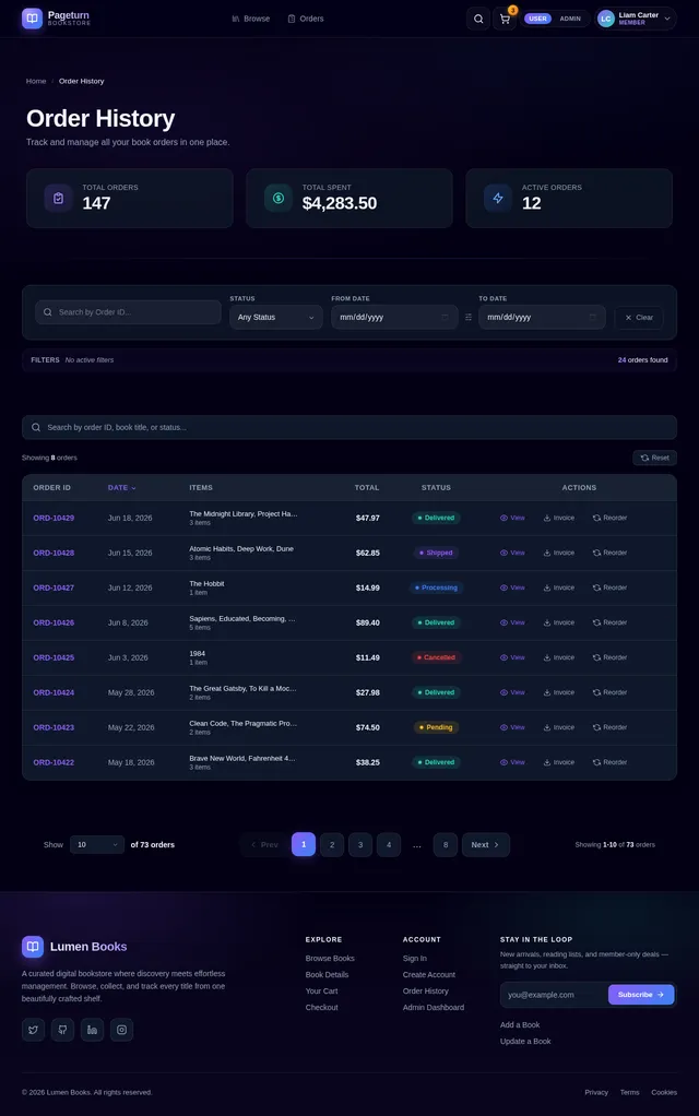 OrderHistory