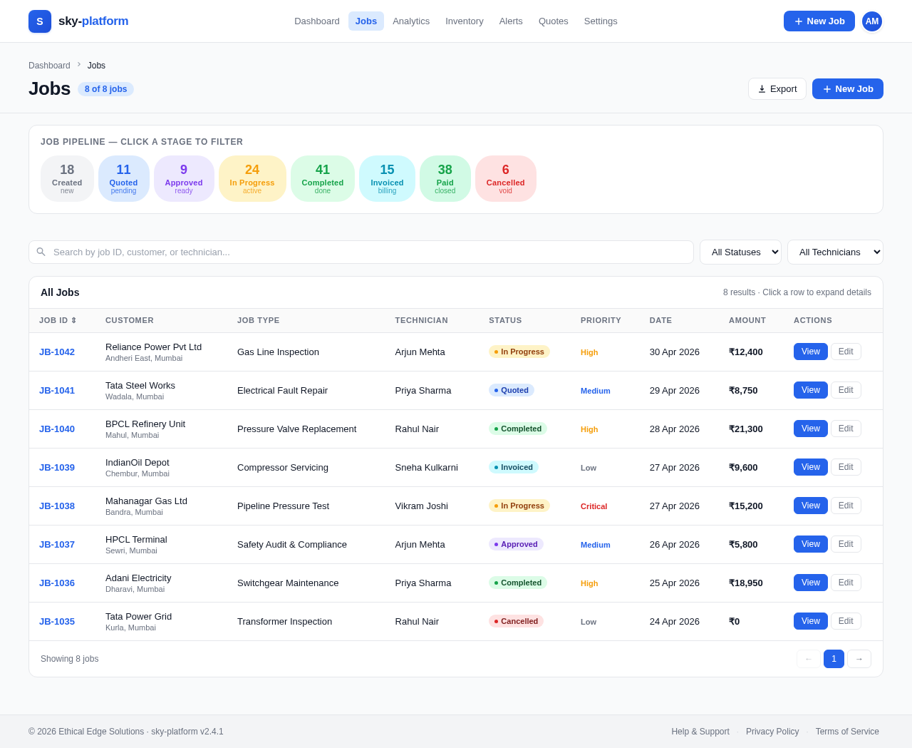 Jobs design preview