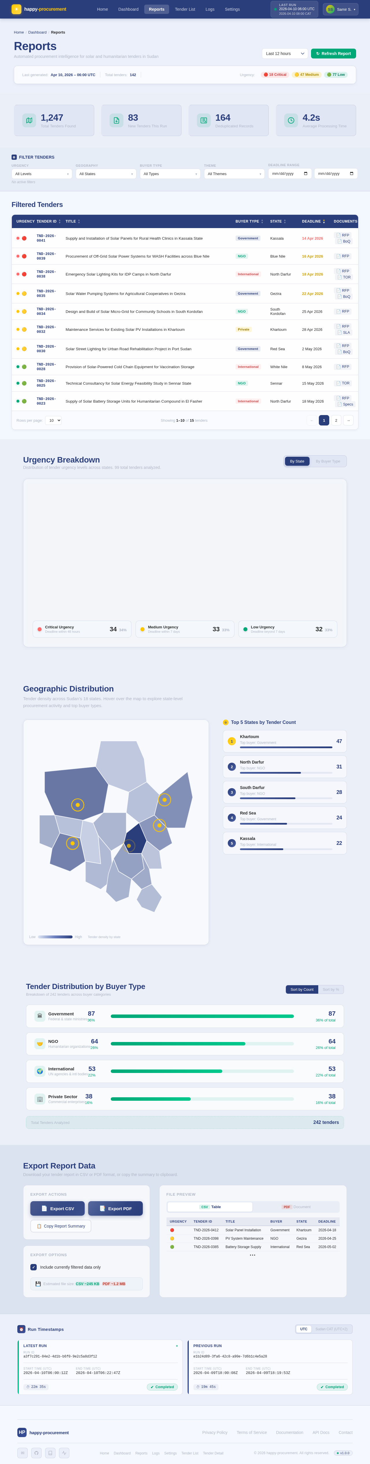 Reports design preview