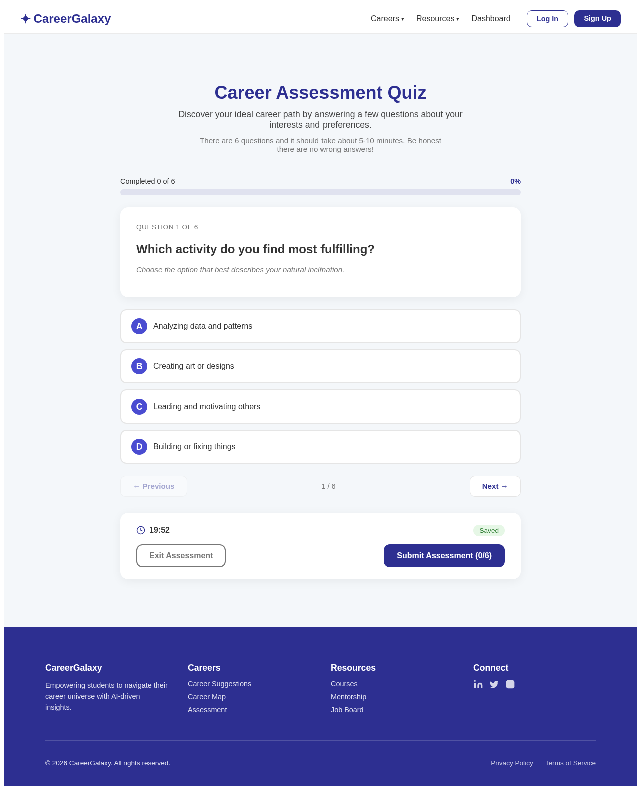 Assessment design preview