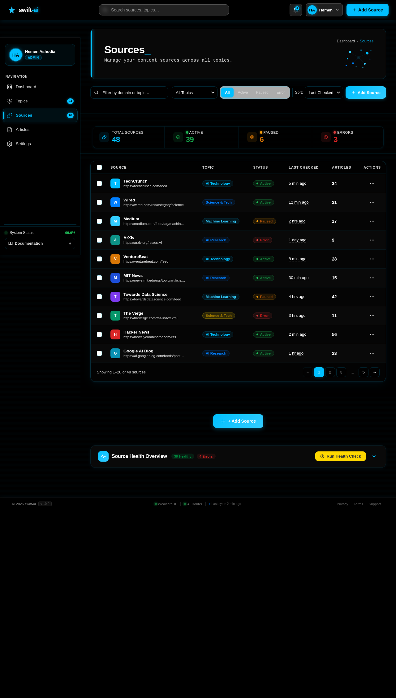 Sources design preview