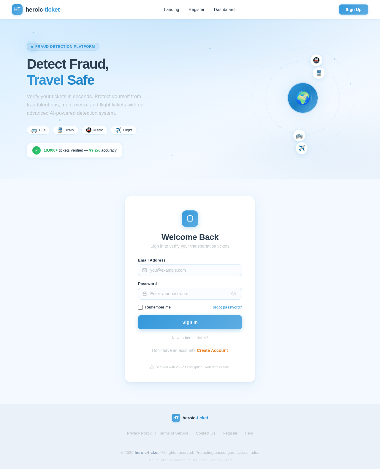 Login design preview