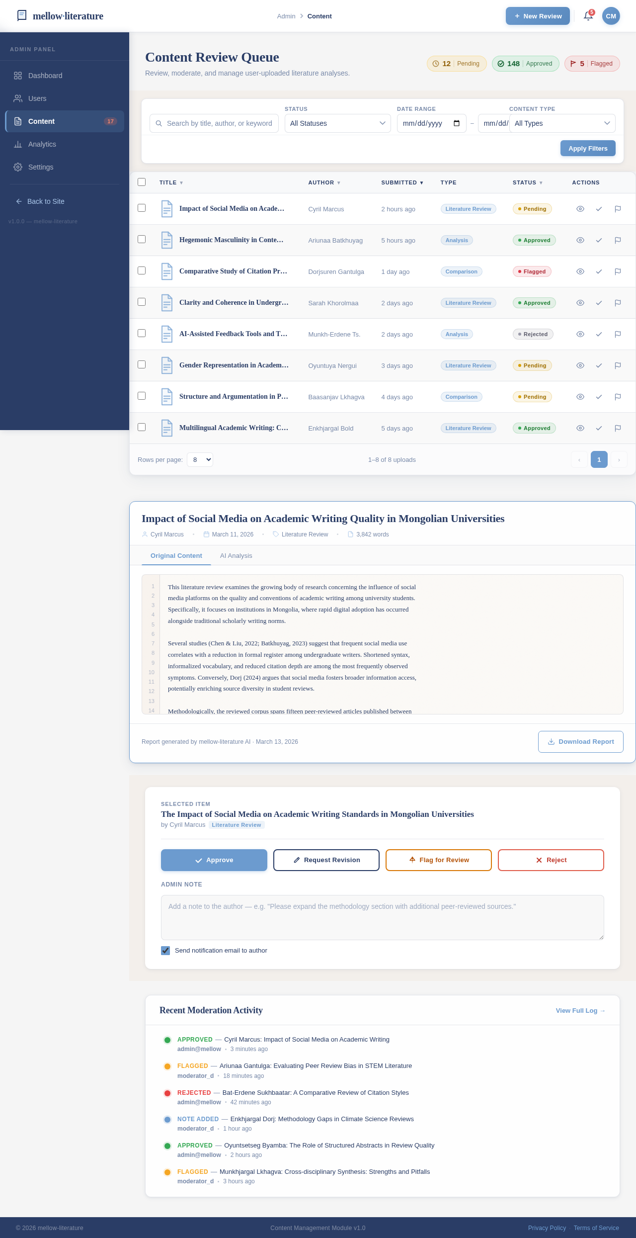 Content design preview