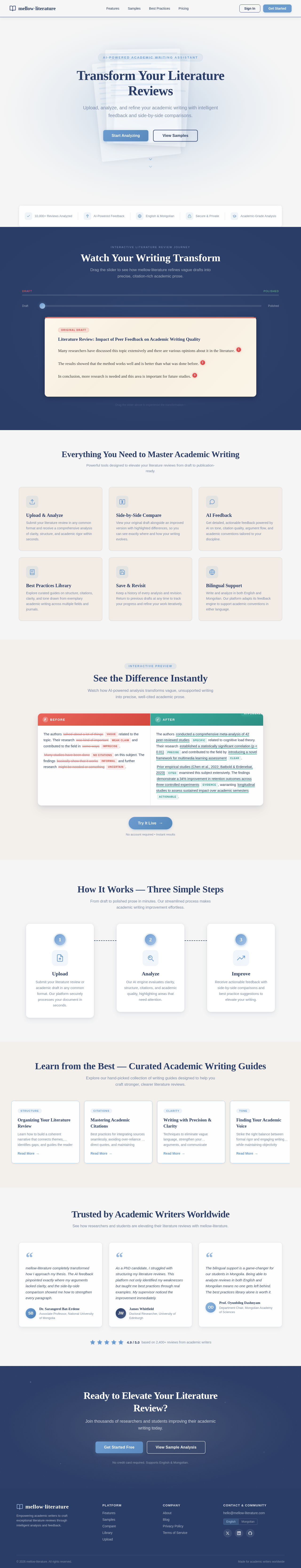 Landing design preview