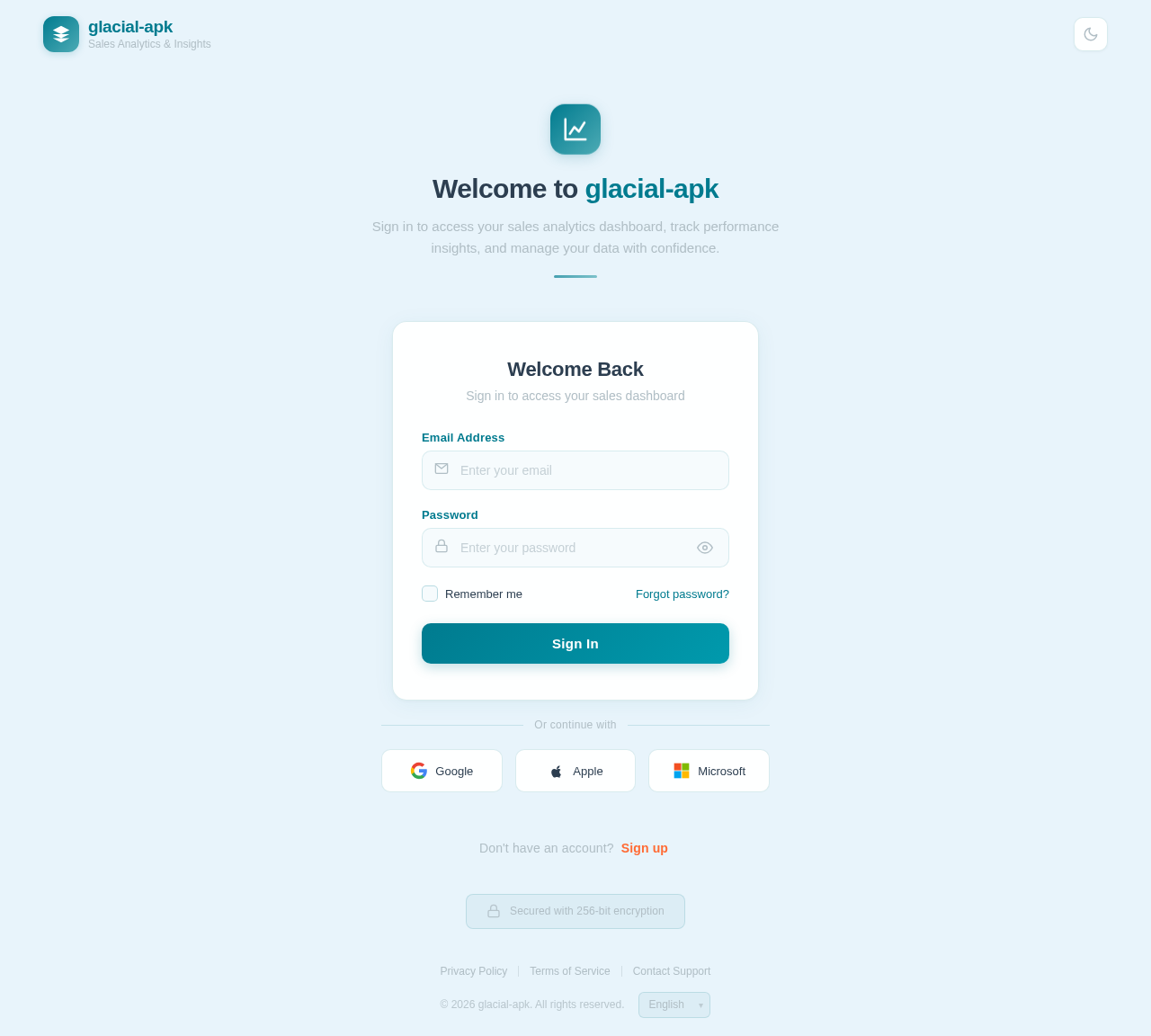 Login design preview