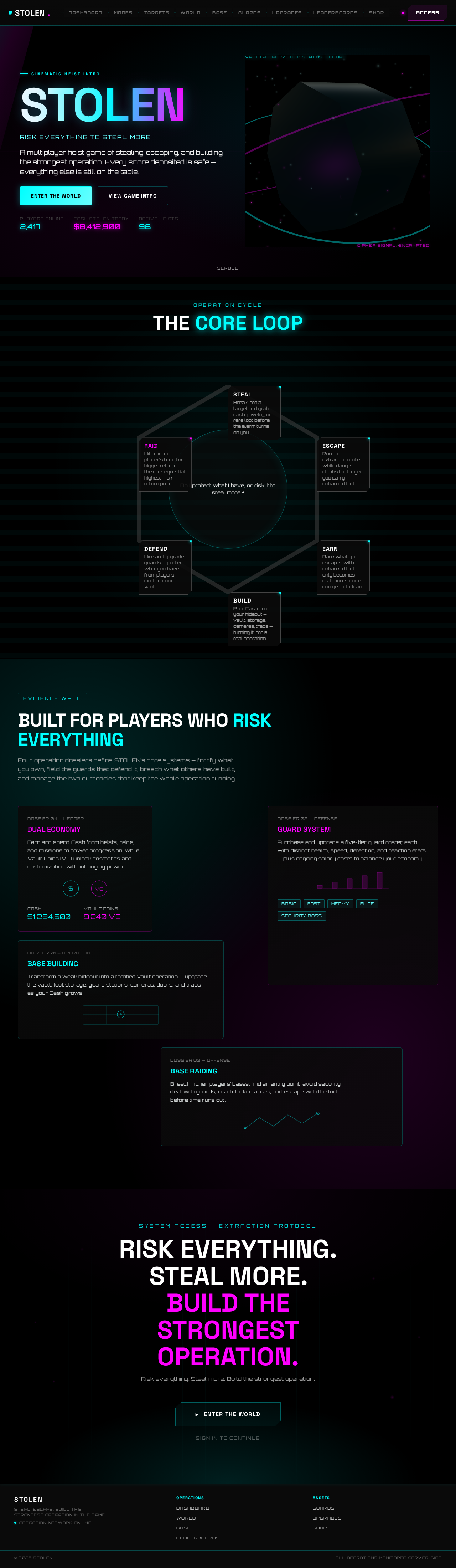 Landing design preview
