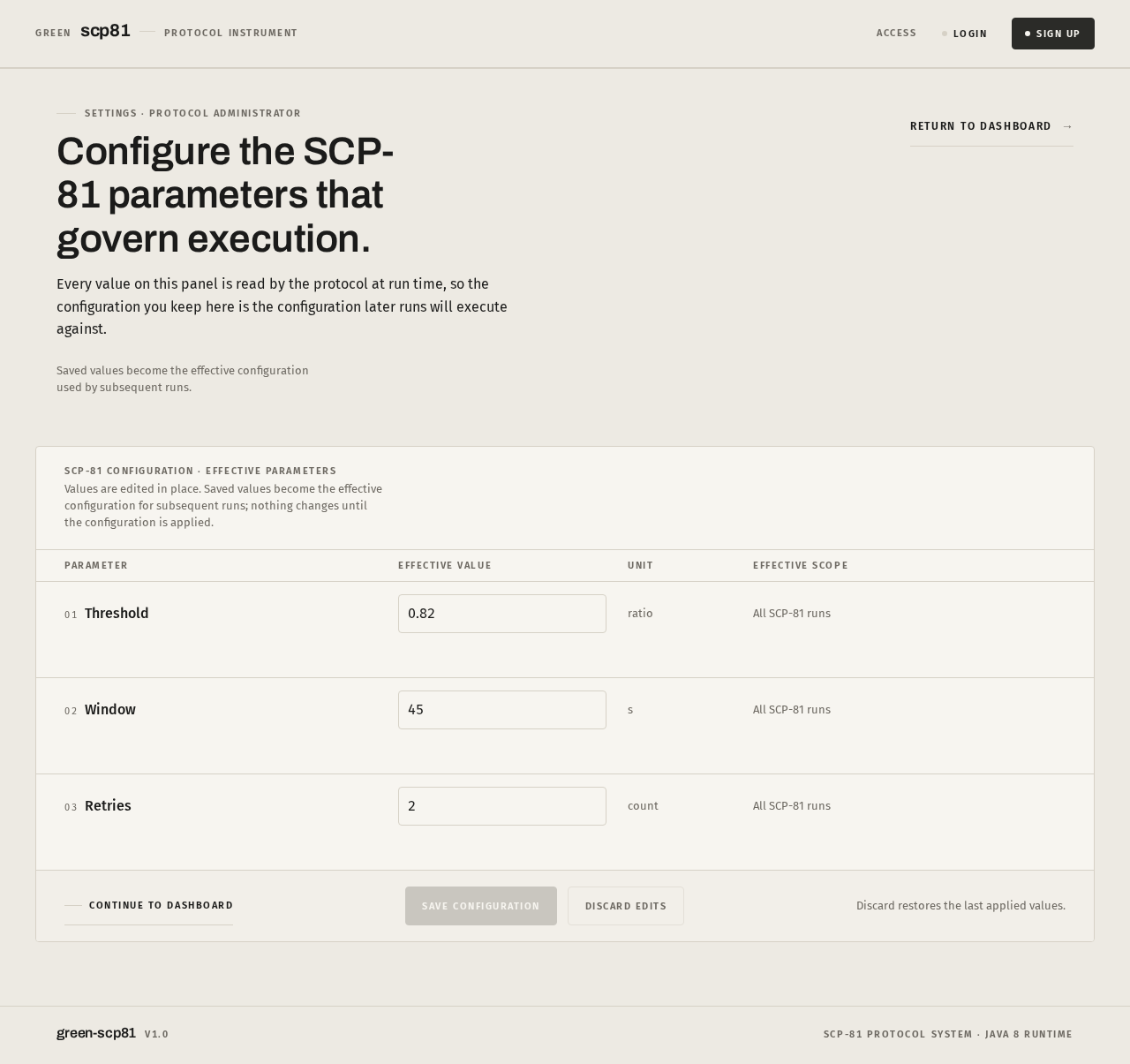 Settings design preview