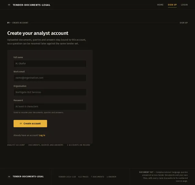 Sign Up
