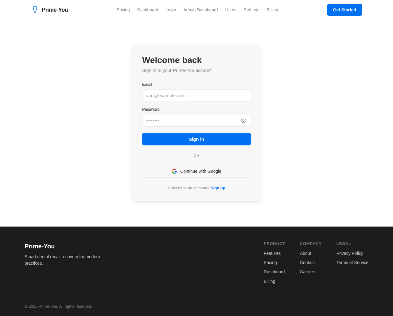 Login design preview