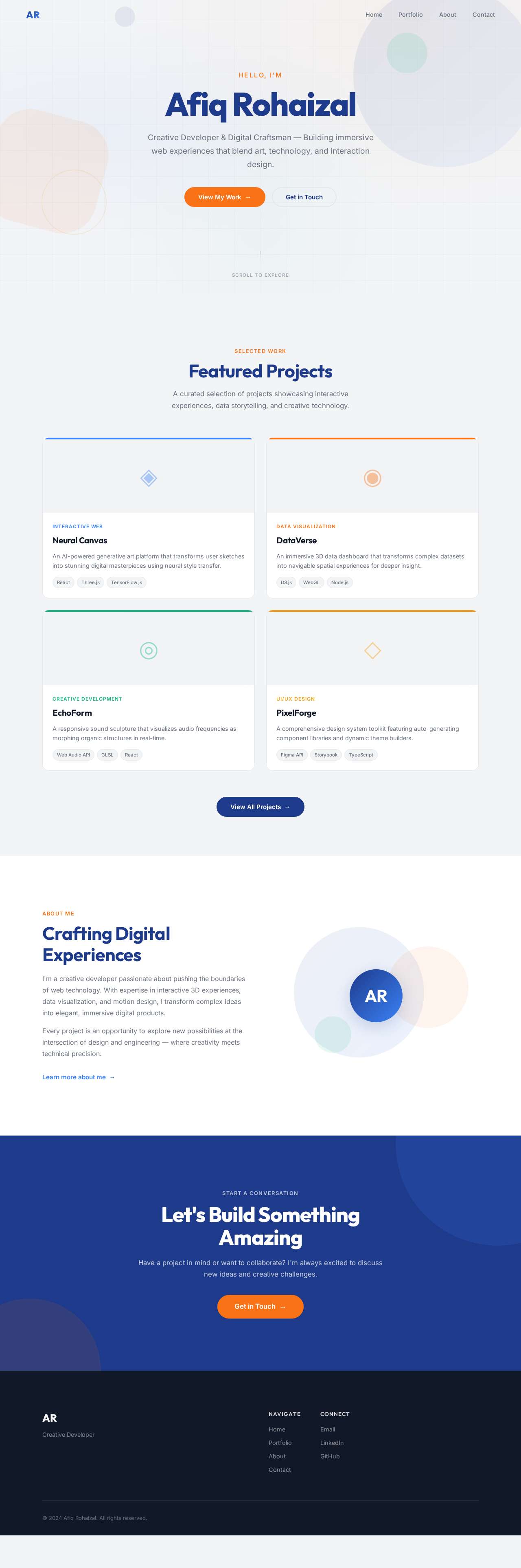Landing design preview