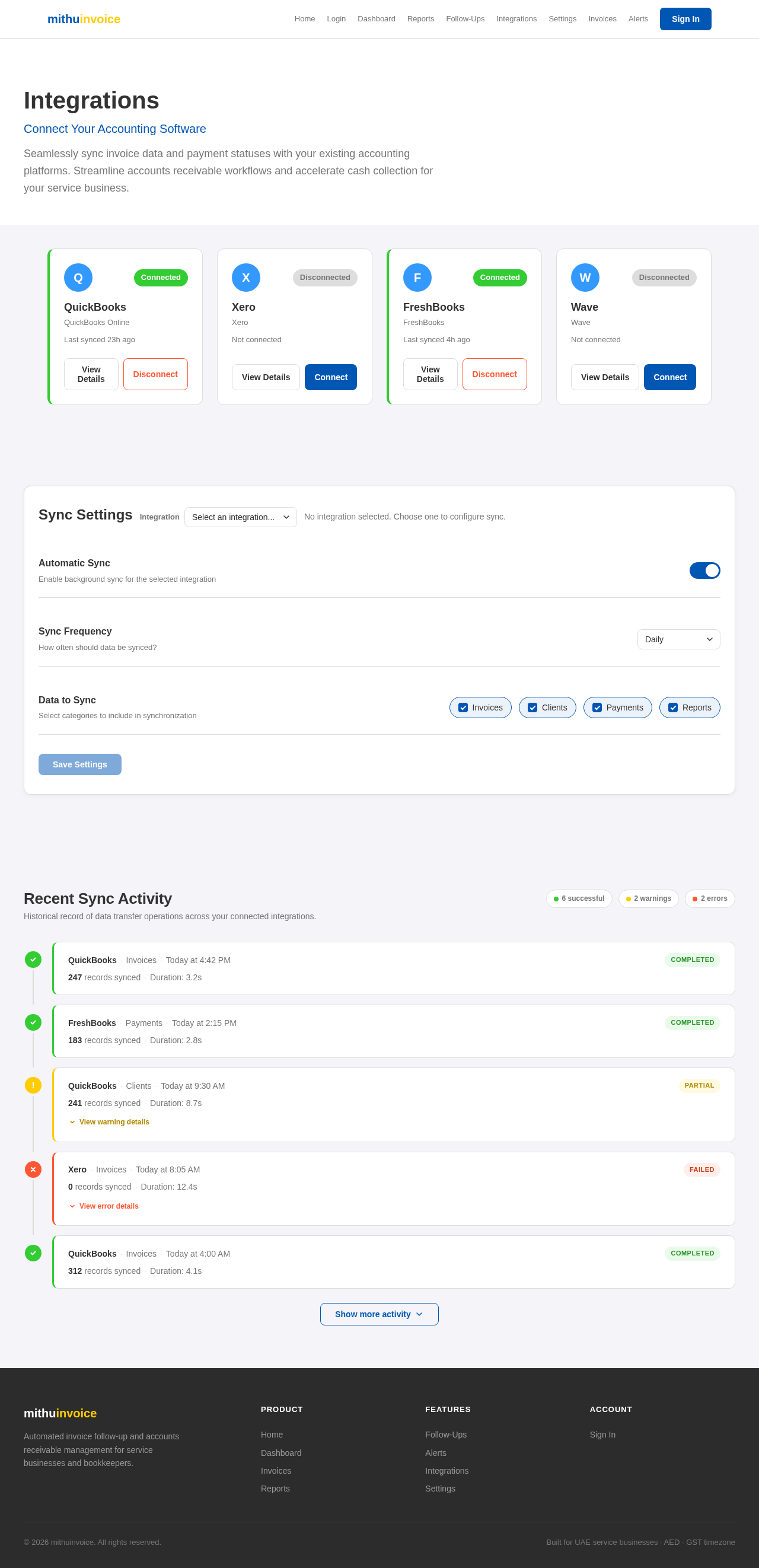 Integrations design preview