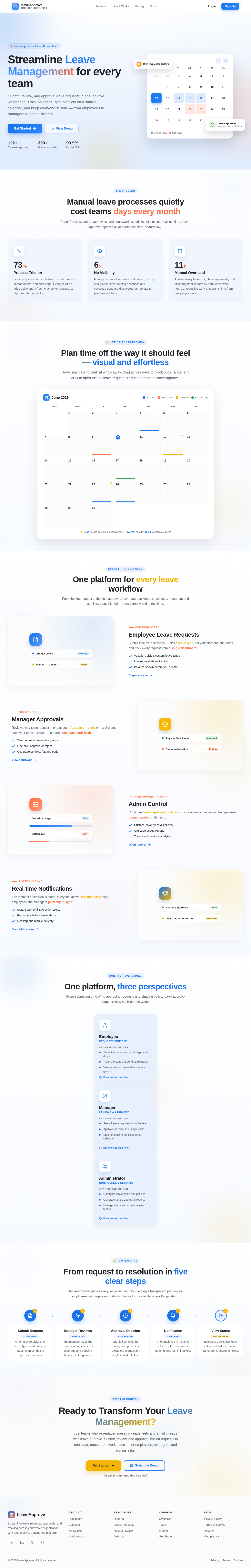 Landing design preview