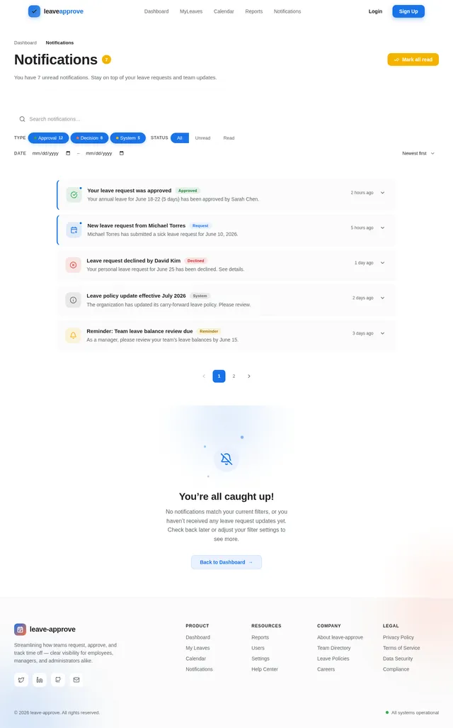 Notifications
