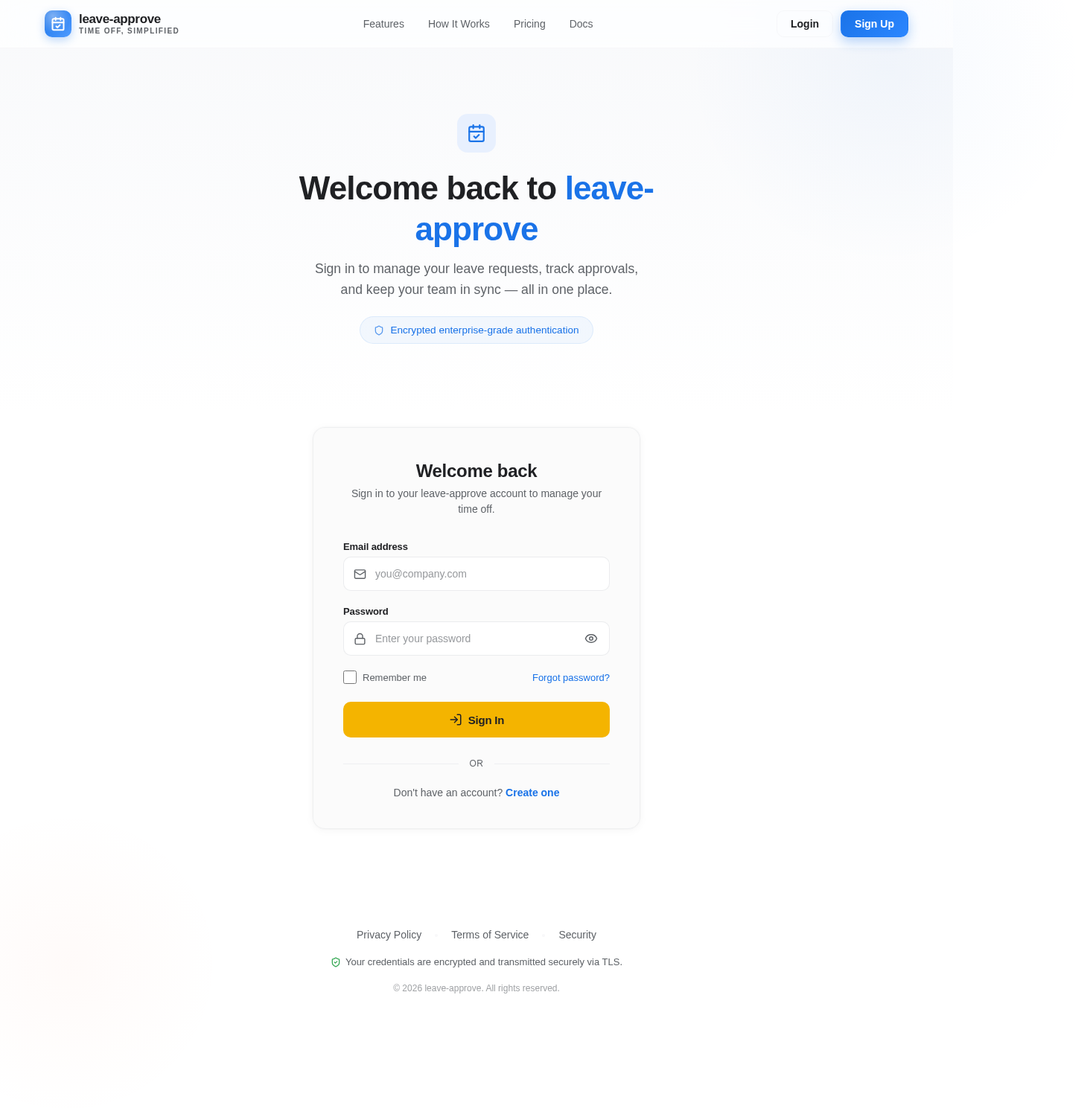 Login design preview
