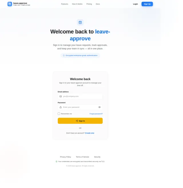 Login