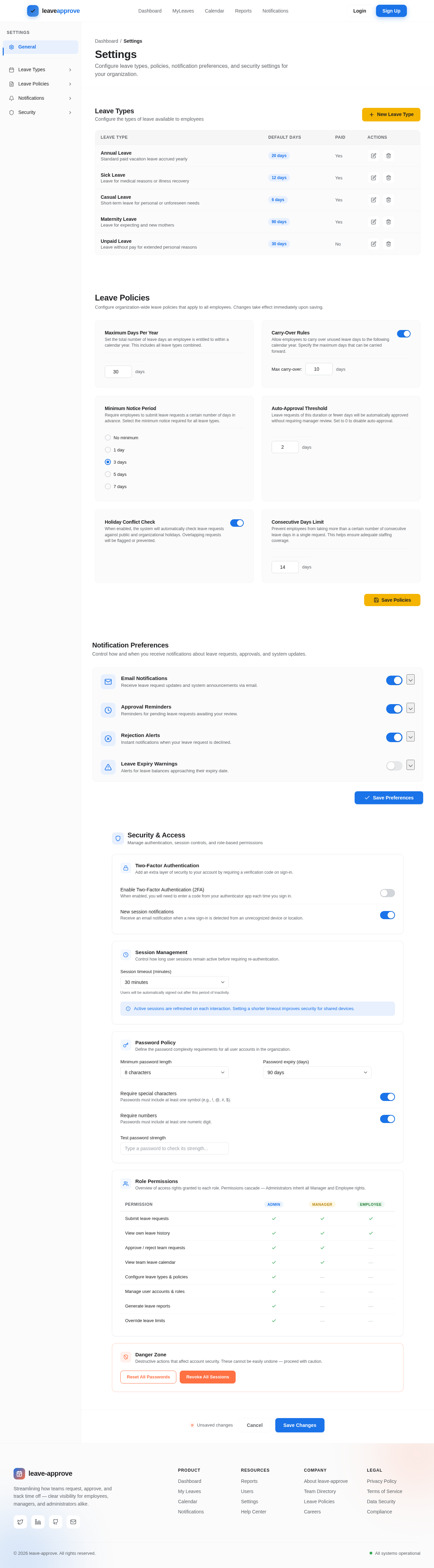 Settings design preview