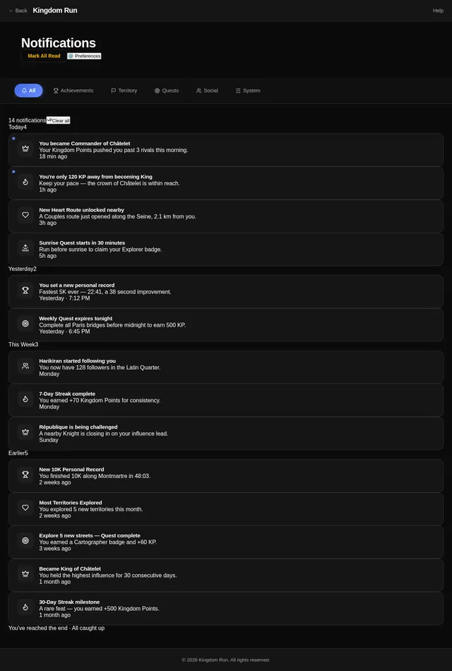 Notifications