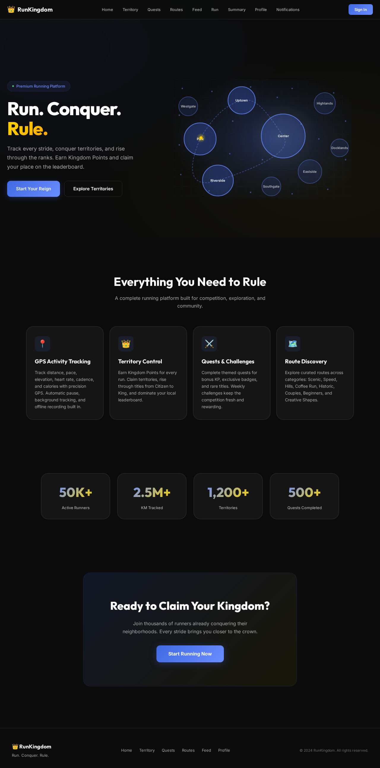 Landing design preview