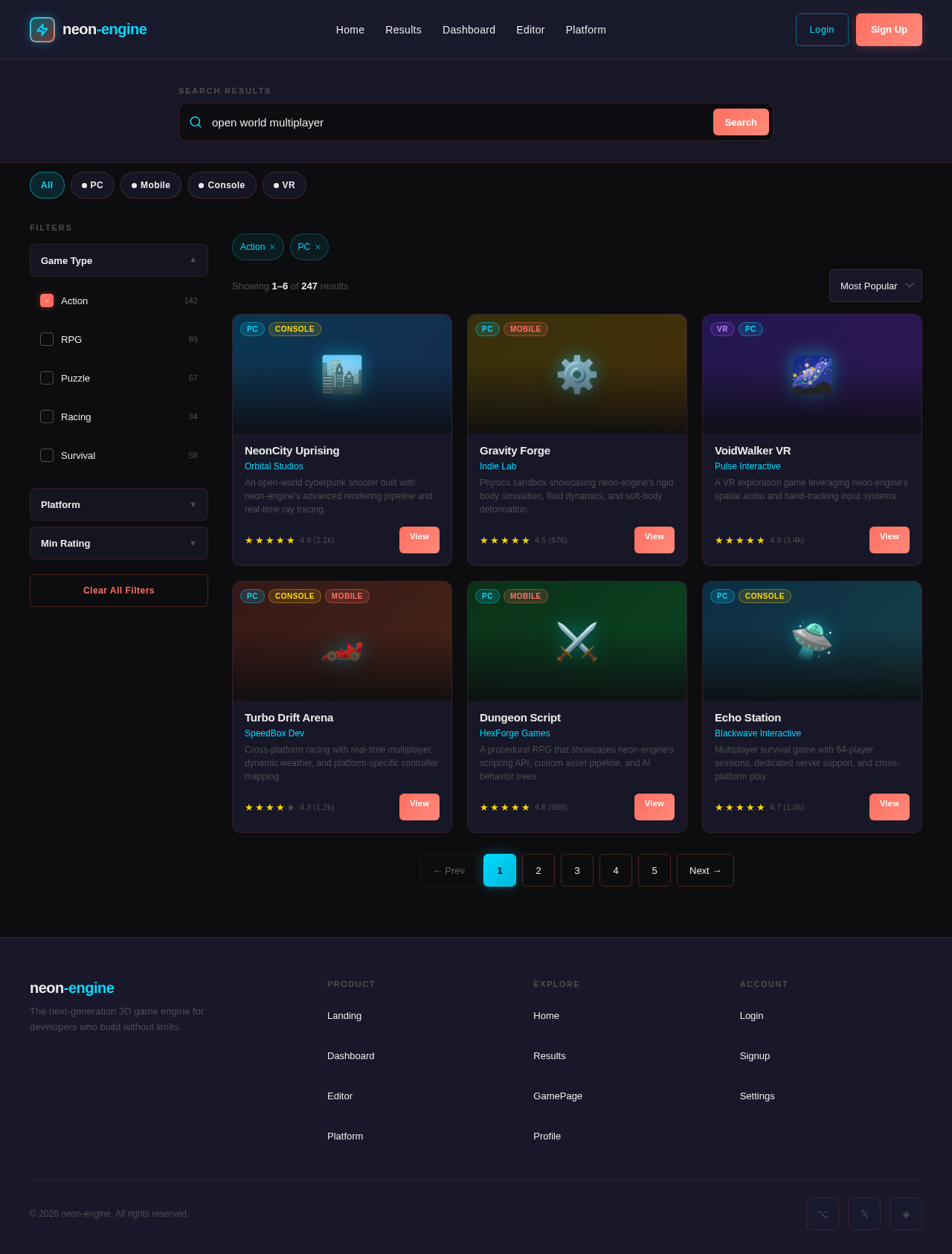 Results design preview