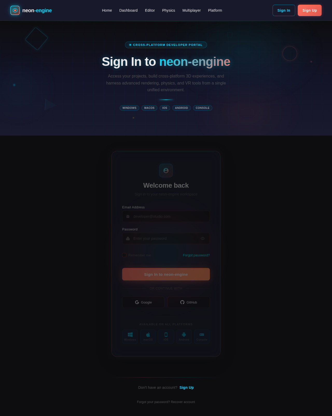 Login design preview
