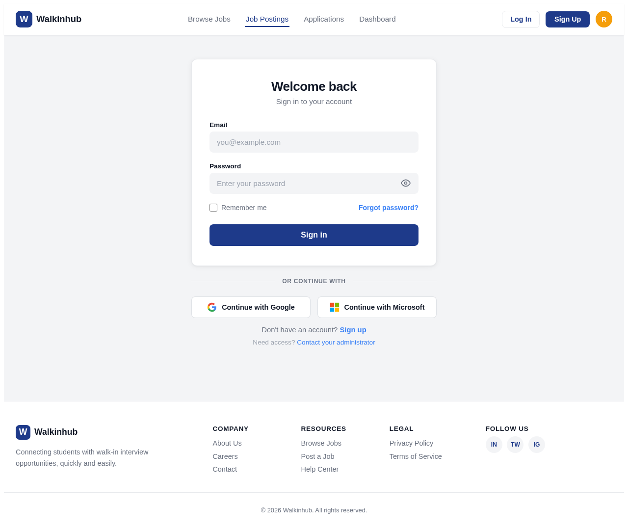Login design preview