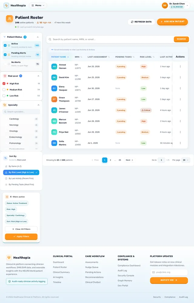 PatientRoster