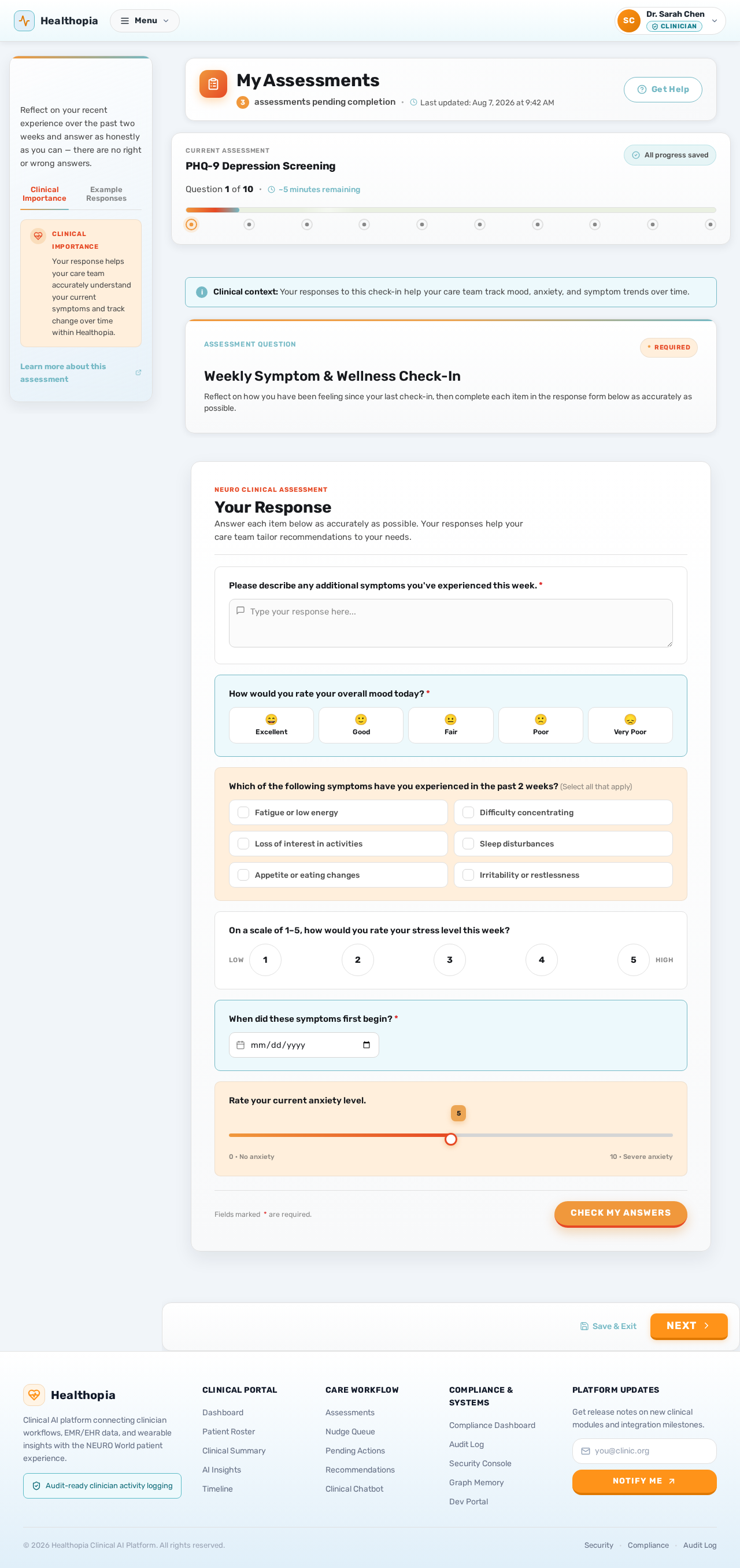 Assessments design preview