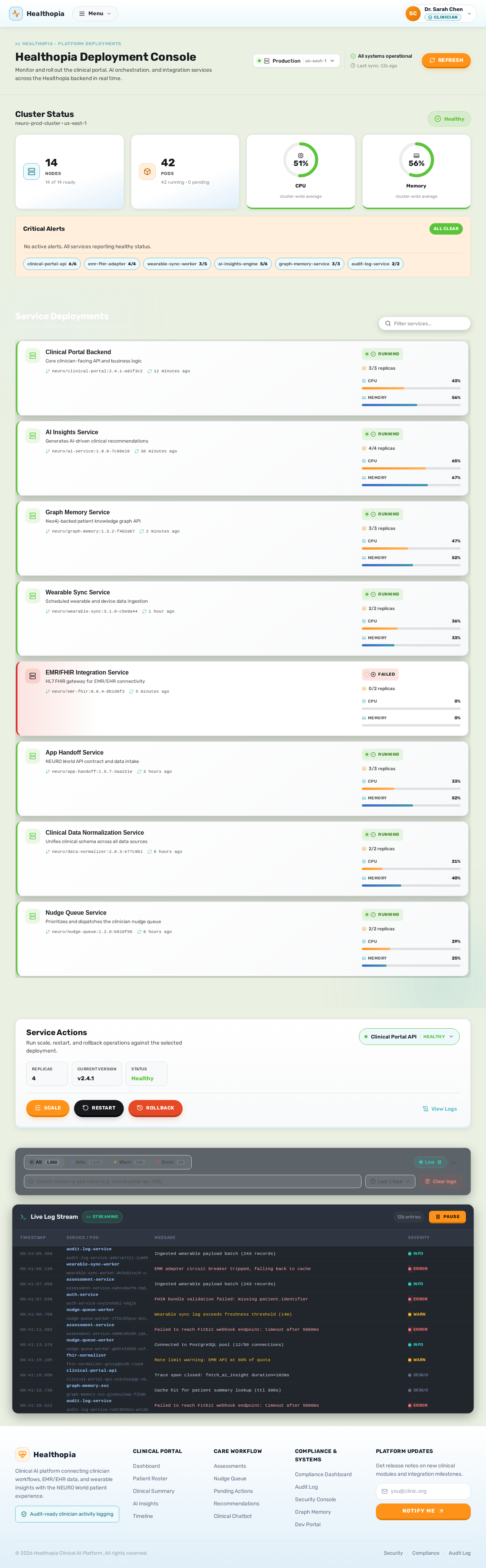 DeploymentConsole design preview